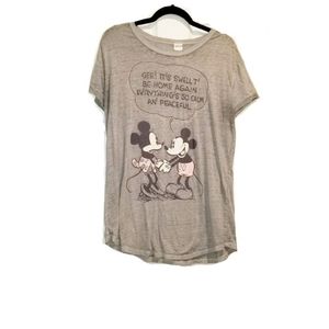 DISNEY Mickey Minnie Mouse oversized sleep shirt